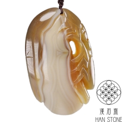 青瑪瑙勾玉　錦石 緬甸青金石（藍色金石）3.288 克拉裸石日德版