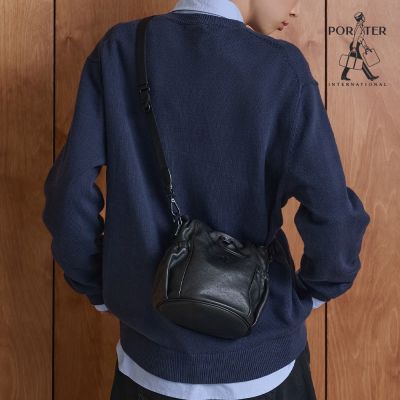 PORTER INTERNATIONAL - 輕巧靈感PICO水桶包 - 黑