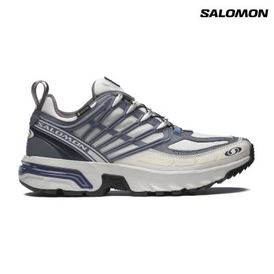 【Salomon索羅門】ACS PRO GORE-TEX 運動鞋 月球岩灰/色調灰/李子紫