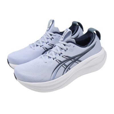Asics 亞瑟士 慢跑鞋 GEL-Nimbus 28 2E 寬楦 男鞋 藍 緩震 運動鞋 1011C144404
