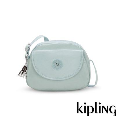 『貝殼包』Kipling 冰河藍翻蓋側背小包-STELMA