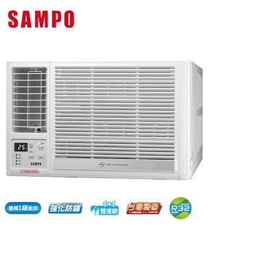SAMPO聲寶 11-15坪急凍雙洗淨一級變頻窗機 AW-LH72DC/AW-RH72DC 含基本安裝+舊機回收