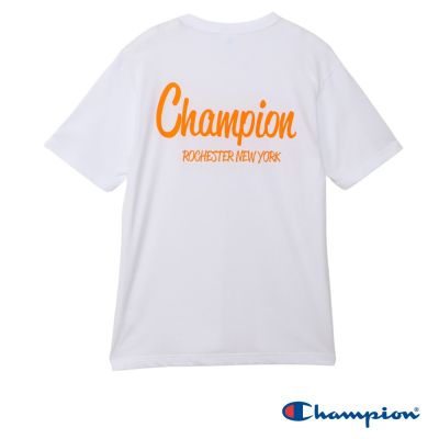 Champion 官方直營 男款 BASIC 印花短袖TEE-白色(C3-B340-010)