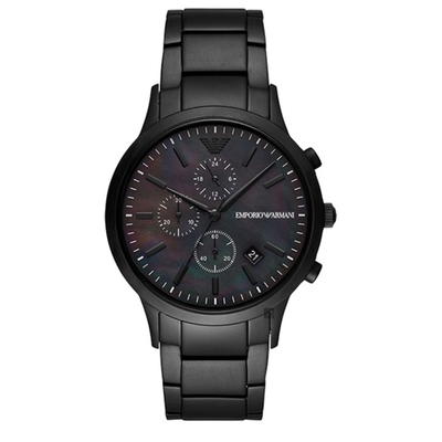 EMPORIO ARMANI 亞曼尼 官方授權 RENATO計時男錶-贈高檔6入收藏盒(AR11275)43mm