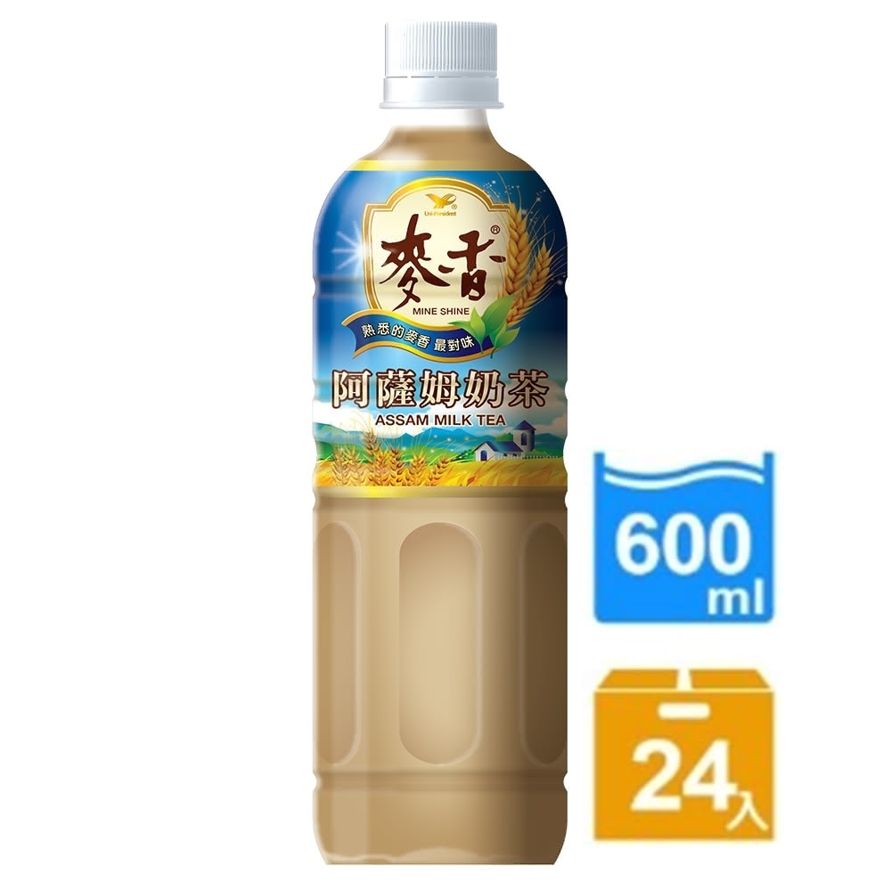麥香 阿薩姆奶茶(600mlx24入)