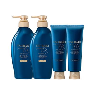 TSUBAKI 思波綺 髮研抗屑 洗/護髮乳 450mL /160g 任選4入組