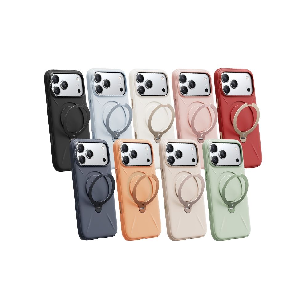 TORRAS 圖拉斯 iPhone17系列 Ostand Spin Silicone磁吸四象限旋轉支架手機殼