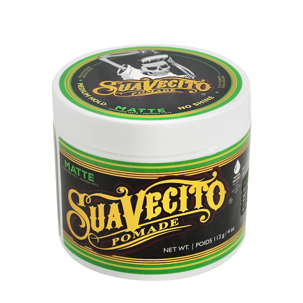 美國SuaVecito 無光澤水洗式髮油 113g Matte Pomade 總代理公司貨