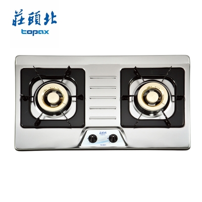 Topax莊頭北 莊頭北 二口不鏽鋼檯面爐 TG-8001 送基本安裝