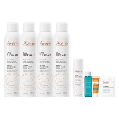 【Avene雅漾官方直營】舒護活泉水300ml *4入組(舒緩噴霧)