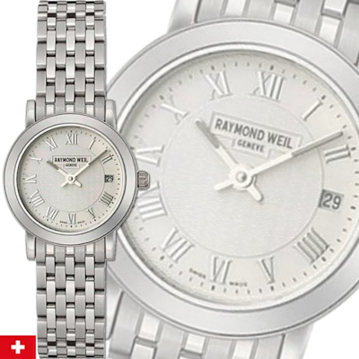 Raymond Weil 蕾蒙威 Toccata託卡塔 薄型精鋼羅馬假期石英女款25㎜ R01(5393-ST-00658)