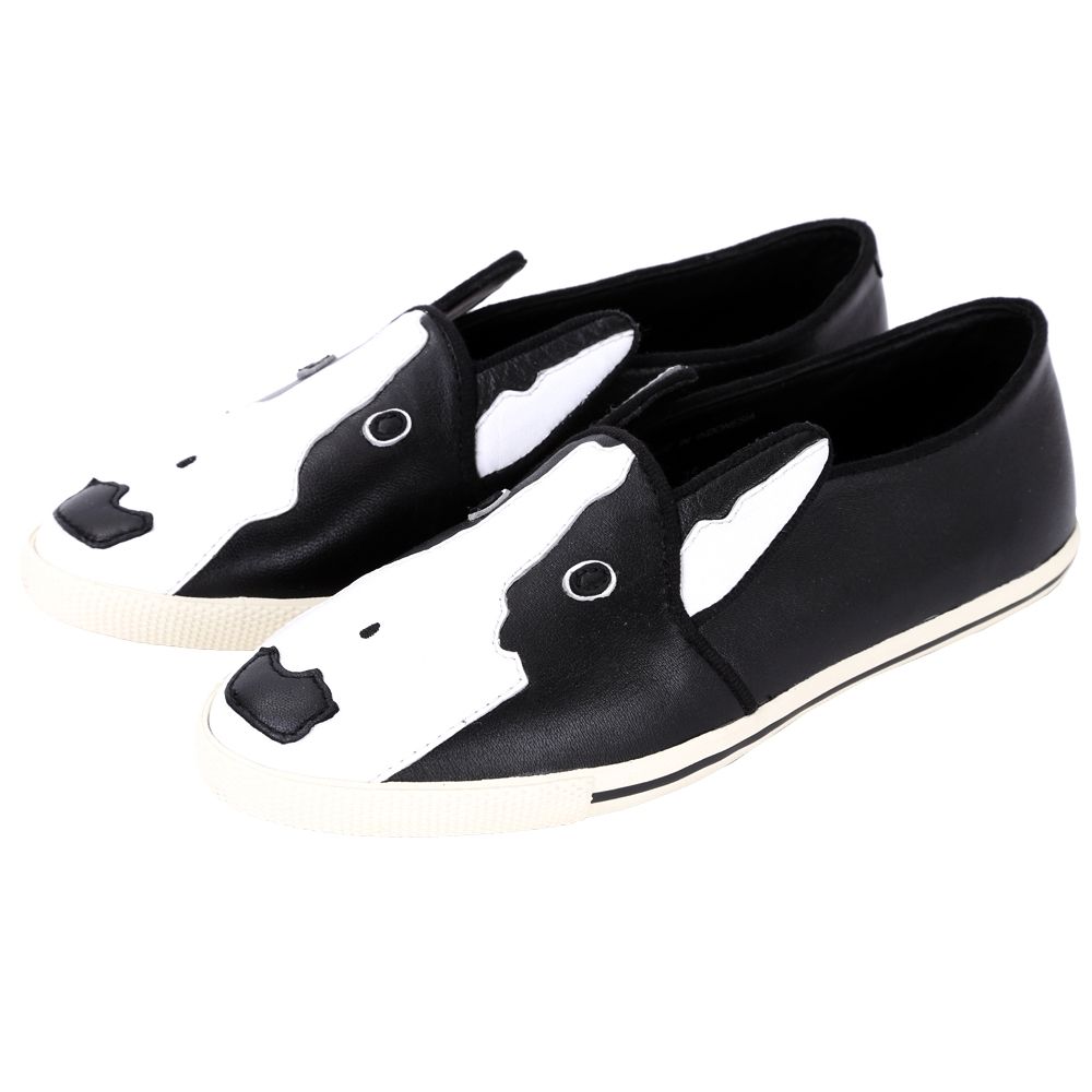MARC JACOBS MJ 品牌出清 經典平底鞋 運動鞋 涼鞋-多款可選 (Neville牛頭梗犬平底鞋-黑色)