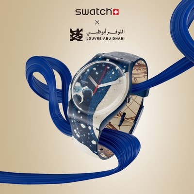 Swatch THE GREAT WAVE BY HOKUSAI & ASTROLABE 葛飾北齋《神奈川沖浪