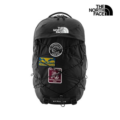 【The North Face 官方旗艦】北面男女款黑色戶外後背包｜52SE56U