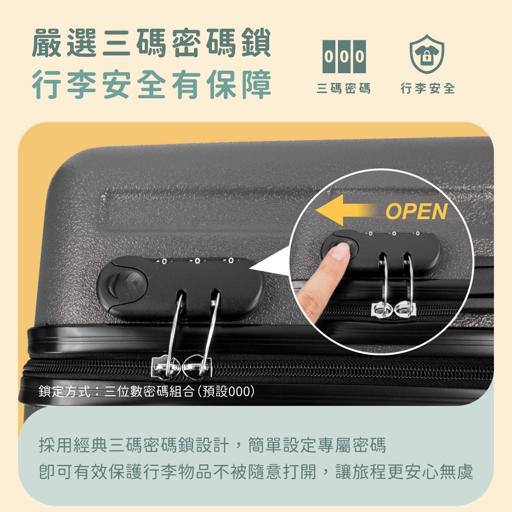 R65 美國探險家24吋+28吋行李箱大容量輕型旅行箱雙排靜音輪兩件優惠霧