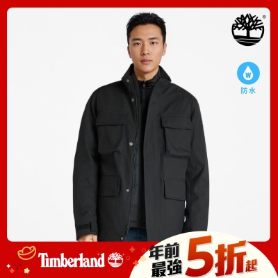 (領券再折)Timberland官方旗艦 男款黑色三合一防水外套|A6BF4001