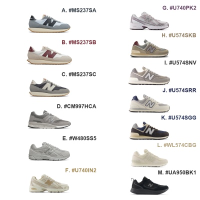 【New Balance】爆品復古鞋/緩震跑鞋/健走鞋 獨降價(Y購/網路獨家)