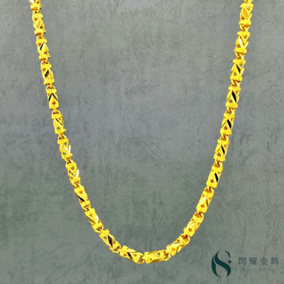 【閃耀金飾】純金9999 黃金項鍊 男鍊首選 (約重6.75錢)
