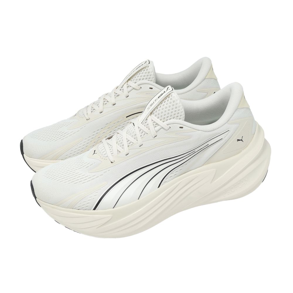 Puma 慢跑鞋 Maxima Pro 男鞋 女鞋 白 黑 緩衝 回彈 運動鞋 313313-05
