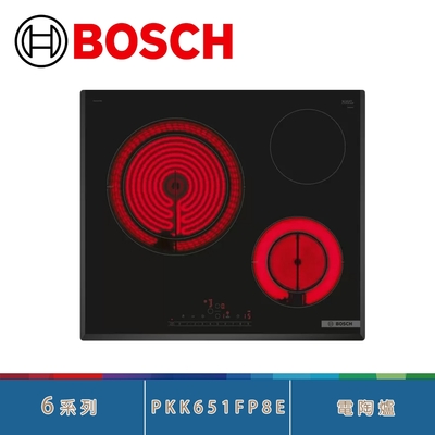 BOSCH 博世 BOSCH博世 PKK651FP8E 觸控面板 6系列 60cm 檯面式四口電陶爐