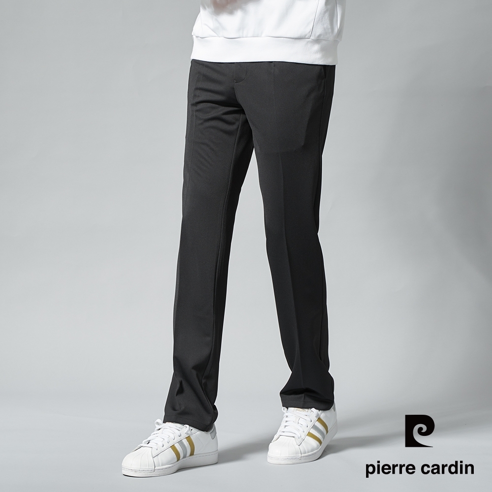pierre cardin 皮爾卡登 男款 彈力修身舒適長褲(平口褲／打褶褲 任選) (D款打摺)