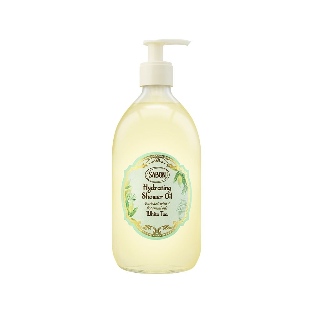 SABON 全新升級白茶輕潤沐浴油(500ml) 帶壓頭_國際航空版