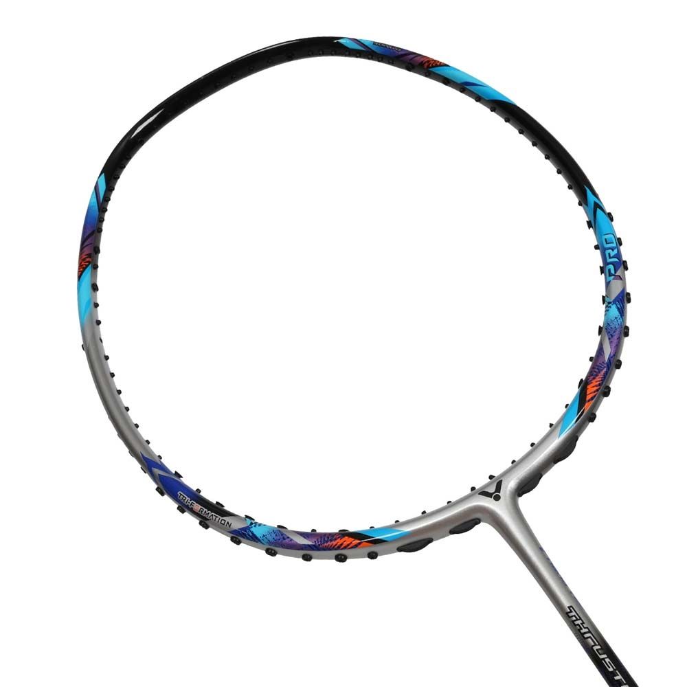 VICTOR 突擊-獵鷹羽球拍-羽毛球空拍訓練勝利TK-HAWK PRO-S 黑銀藍紫