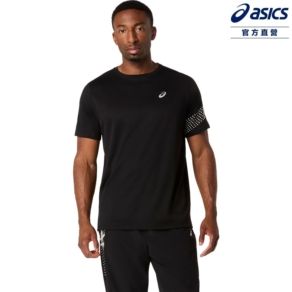 ASICS 亞瑟士 ICON 短袖上衣 男款 海外版 跑步上衣 2011D458-001