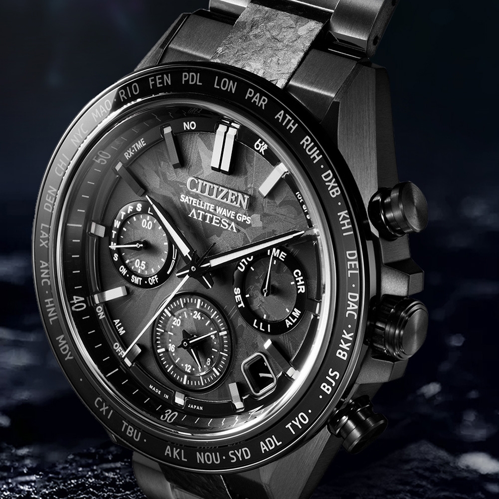 CITIZEN 星辰HAKUTO-R 探月計畫光動能GPS衛星對時錶-44.6mm