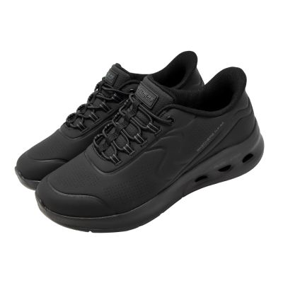 Skechers 工作鞋 Arc Waves 2 SR Slip-Ins 寬楦 女鞋 黑 108336WBLK