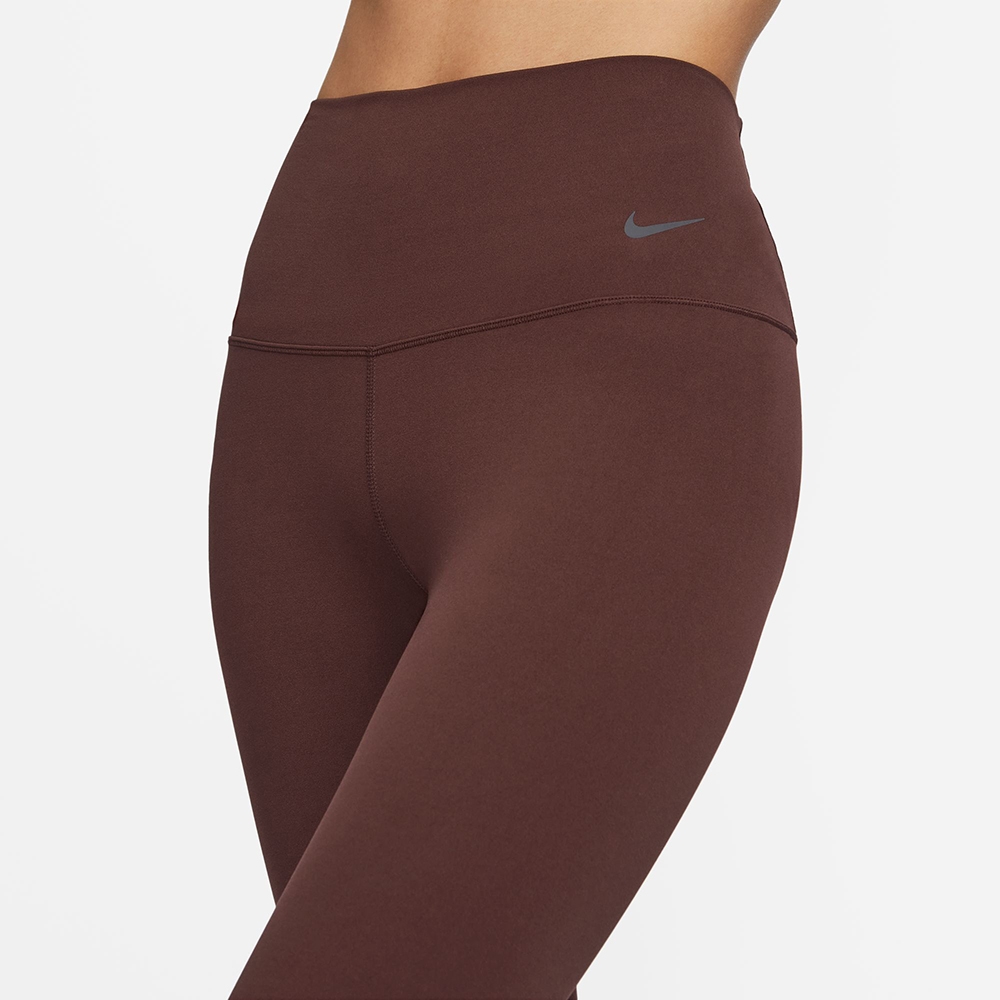 NIKE 長褲女款運動褲緊身褲AS W NK DF ZENVY HR 7/8 TGHT 咖啡DQ6016