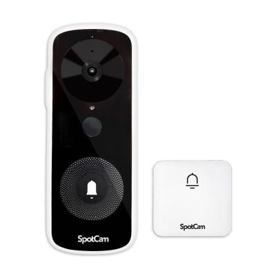 SpotCam Ring 3 台灣製 全無線 WiFi 防水IP65 智慧門鈴攝影機 (電池攝影機 門鈴 廣角 免插電)