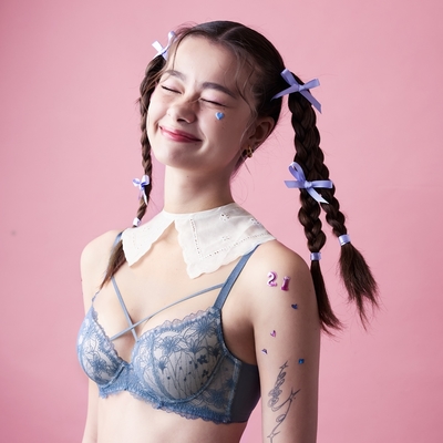 莎薇-SAVVY21 B-E罩杯性感有型的BRA(藍) QB3308N5