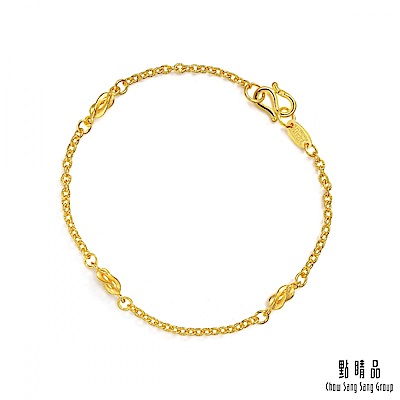 【點睛品】機織簡約黃金手鍊 計價黃金