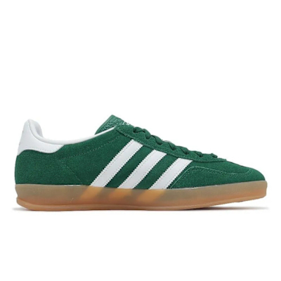 ADIDAS 愛迪達 ORIGINALS 經典 復古 穿搭款 女 運動休閒鞋 - 白綠 GAZELLE INDOOR - JI2062