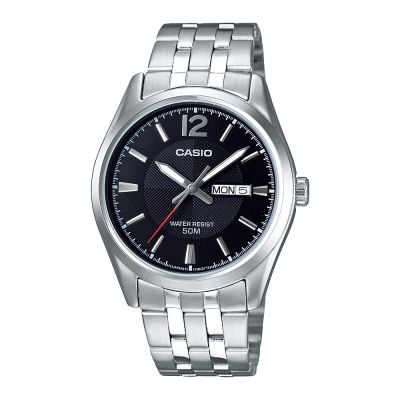 CASIO卡西歐 現代輕奢刻紋男錶(MTP-1335D-1A)