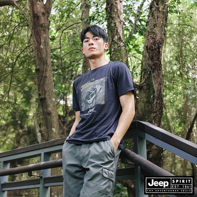 JEEP翻玩吉普車純棉短T