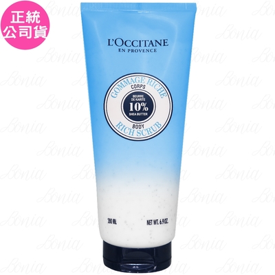 L'OCCITANE歐舒丹 L’OCCITANE 歐舒丹 乳油木保濕去角質美體霜(200ml)(公司貨)