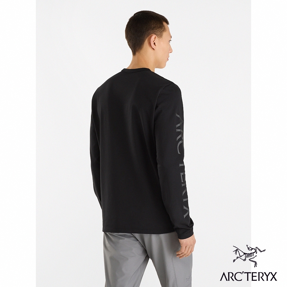 【美品M】ARC'TERYX CAPTIVE ARC'WORD LS M 黒 Arcteryx 始祖鳥官方直營】男Captive Arc'word 長袖圓領衫黑| 長袖上衣