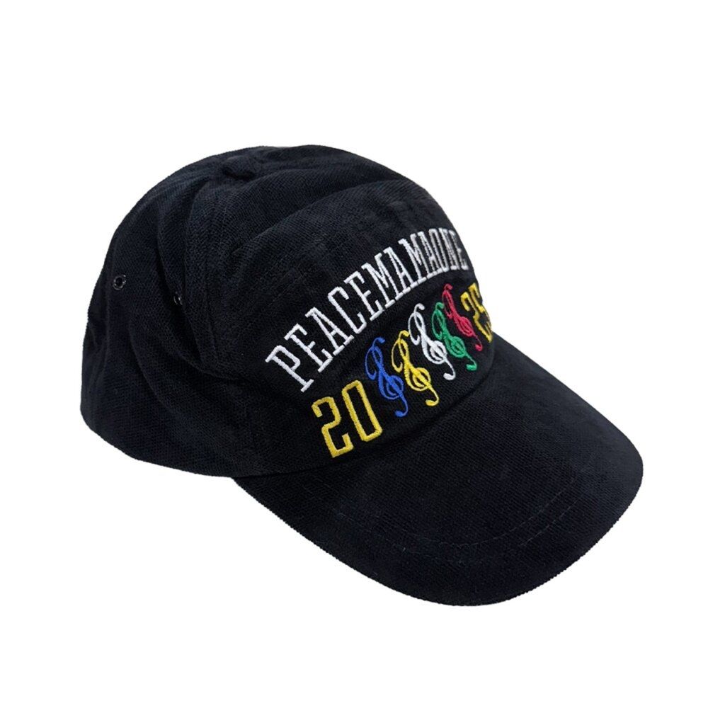 G-Dragon x MAMA x Peaceminusone Cap 黑色毛絨MAMA-Cap | 棒球帽