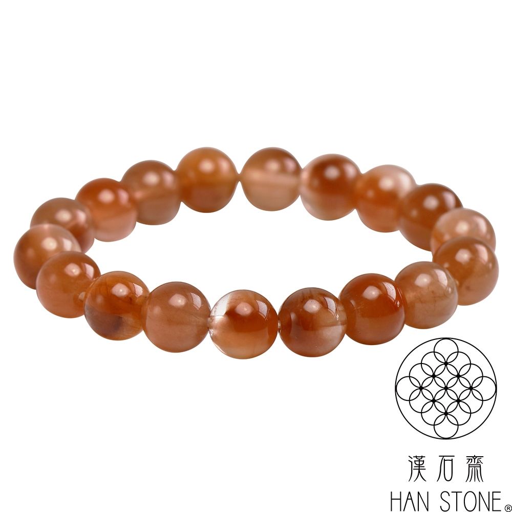 漢石齋】天然紅兔毛水晶圓珠手串(9.5-10mm/18pcs) | 漢石齋| Yahoo購物中心