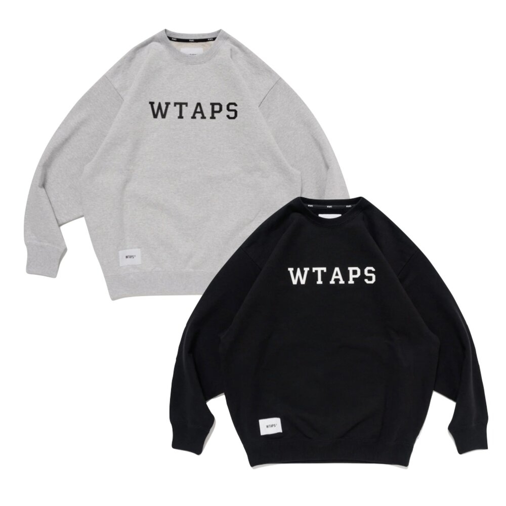Wtaps SS25 Academy Sweater 大學T 黑灰251ATDT-CSM03 | 其他品牌
