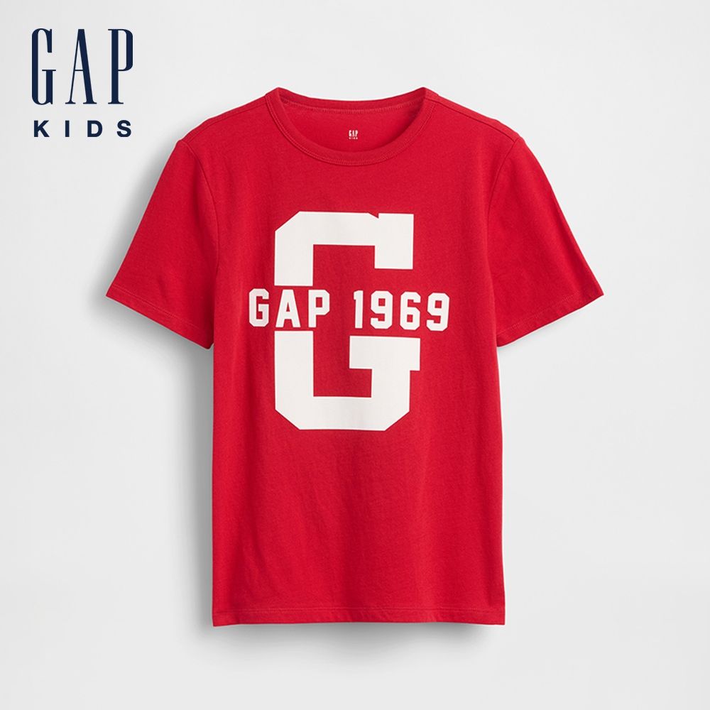 【GAP】兒童圖案T恤-紅色(906254) (紅色)