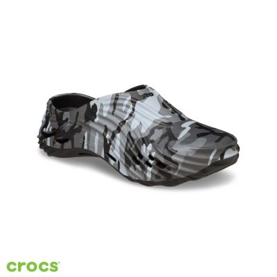 Crocs 卡駱馳 Echo Camo Wave 中性鞋-黑色/石板灰色 212044-0DD