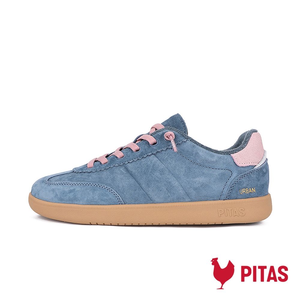 【PITAS】女鞋 URBAN 防潑水時尚免綁帶德訓鞋 (PI2660-636 愛琴藍)