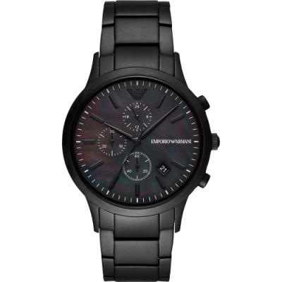 Emporio Armani 亞曼尼 RENATO計時男錶 開學購物季 送禮首選-43mm AR11275