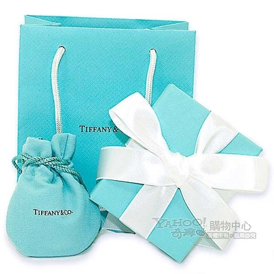 Tiffany&Co. 蒂芙尼Elsa Peretti 0.18克拉圓形粉紅色藍寶石925