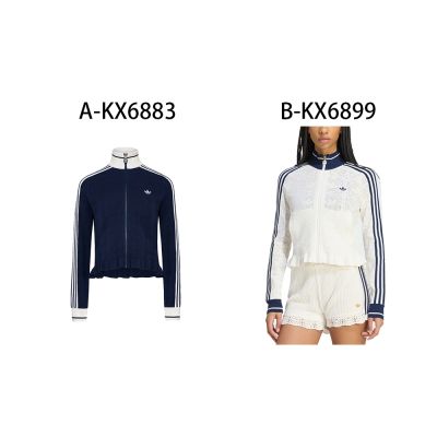 【Adidas 愛迪達】SPORTS TT W 短版運動外套 女 A-KX6883 B-KX6899