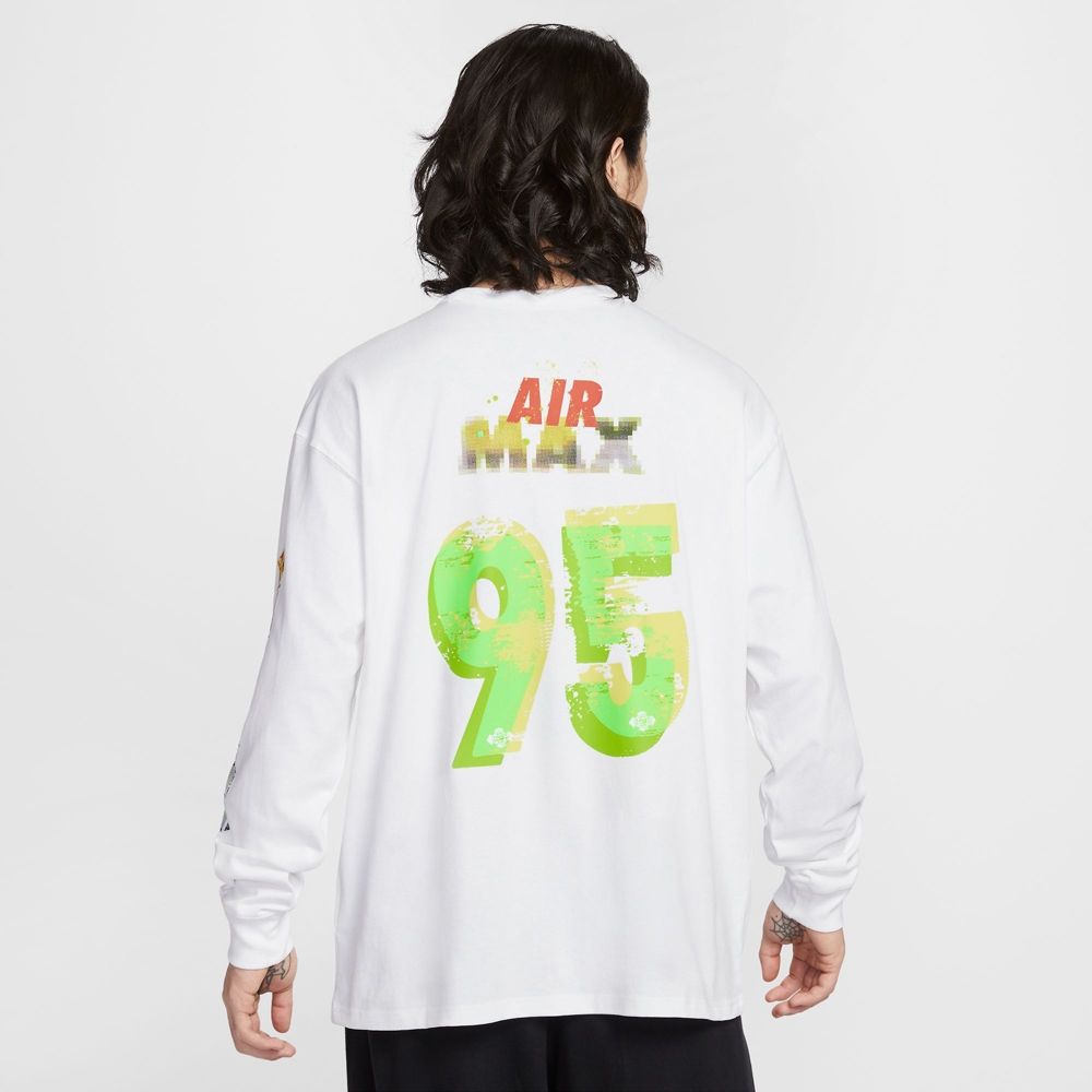 NIKE 長袖上衣男運動AS M NSW FAM REUNION LS TEE 白IQ3976-100 | NIKE