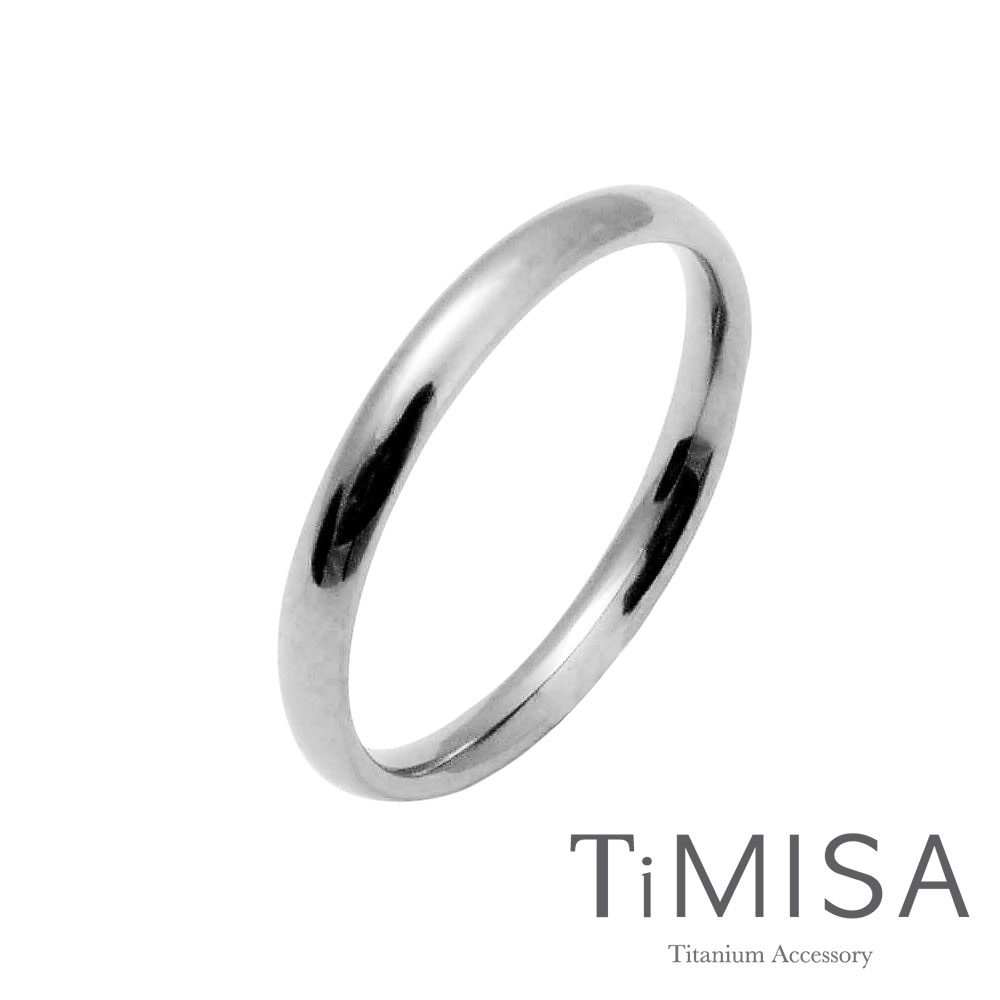 TiMISA《純真》純鈦戒指(雙色可選) (原色)